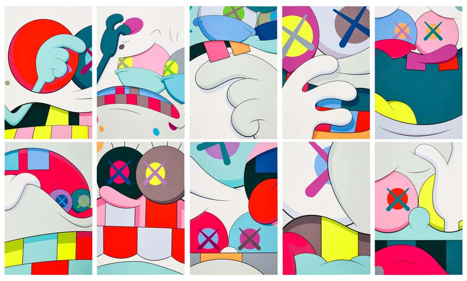 blame game prints by Kaws