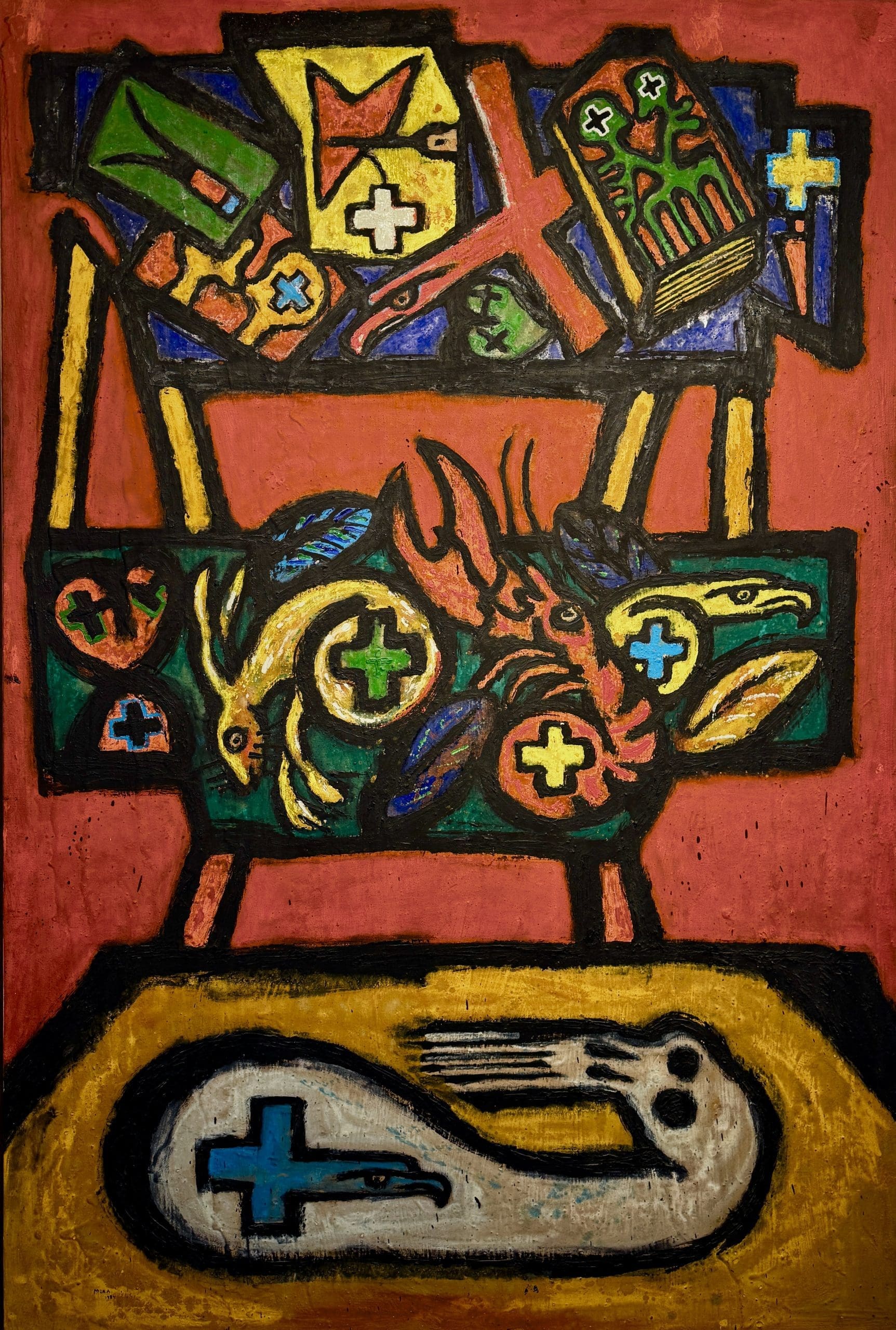 oil painting on canvas by artist Victor Mira